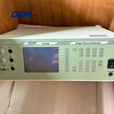 YC-92B Équipement d'essai de compteur portable à calibrateur monophasique